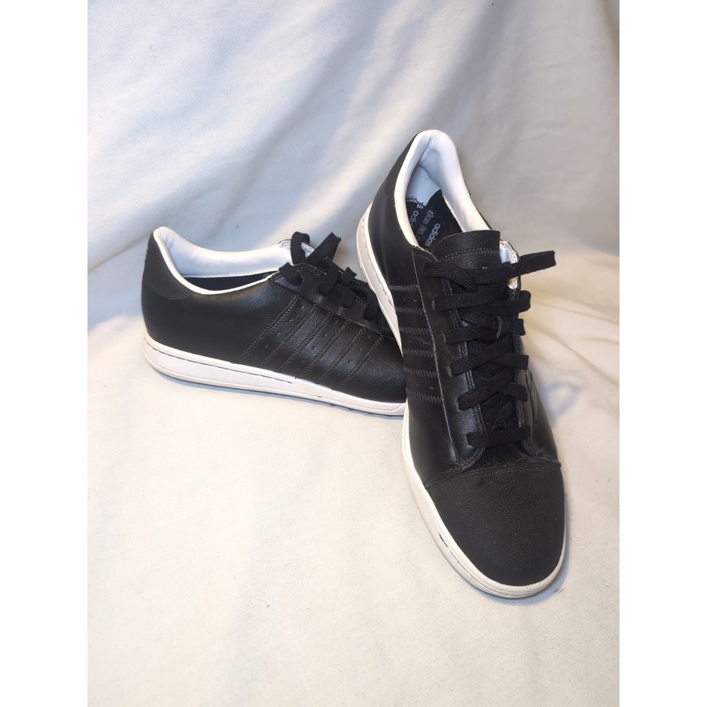 Men's Adidas Black & White Spikeless Golf Shoes Size 12
